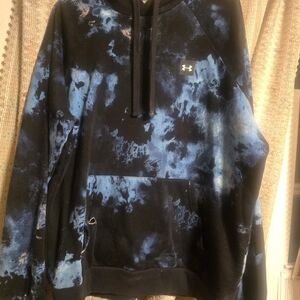 Under Armour Men's Black and Blue Hoodie